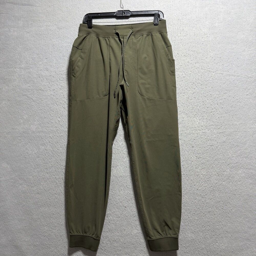 Lululemon Jogger Men's Size Medium Green ABC Warpstreme Jogger Pants Pockets